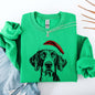 German Shorthaired, Santa, Dog, Christmas, Dog Lover, Pet Sweatshirt