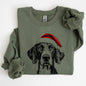 German Shorthaired, Santa, Dog, Christmas, Dog Lover, Pet Sweatshirt