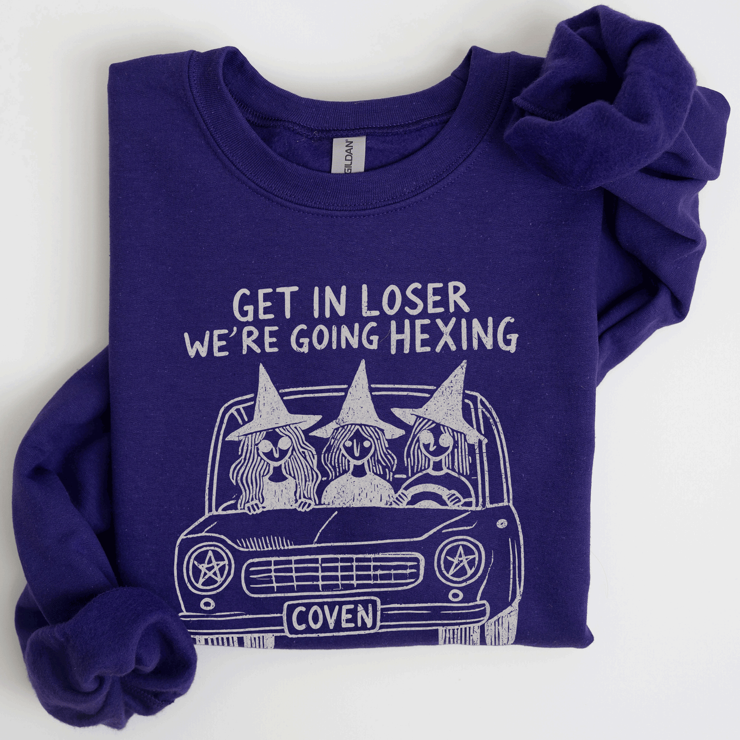 Get In Loser, We're Going Hexing, Witches, Halloween, Coven Sweatshirt