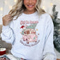 Get In Loser, We're Saving Christmas, Retro, Pink, Santa, Snowman Sweatshirt