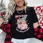 Get In Loser, We're Saving Christmas, Retro, VW, Pink, Santa, Snowman Super Soft Tees