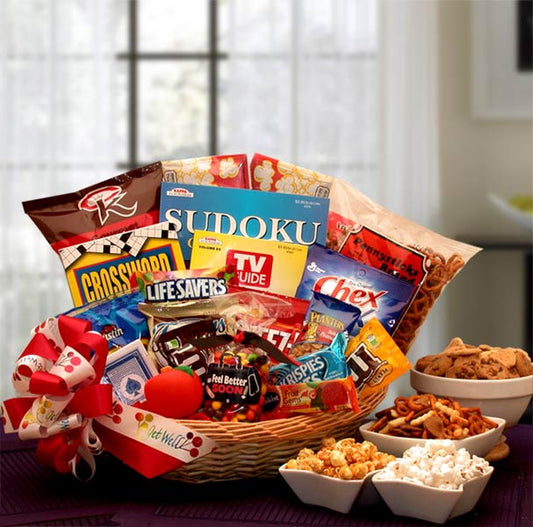 Feel Better Soon Get Well Gift Basket- get well soon basket - get well