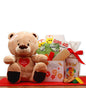 Get Well Soon Teddy Bear Gift Set - get well soon basket -  get well