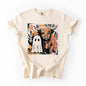 Ghost and Cow, Cute, Autumn, Halloween, Spooky, Fall, Comfort Colors T-Shirt