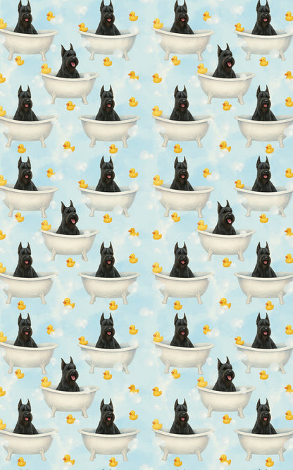 Rubber Ducky Giant Schnauzer Splash