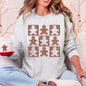 Gingerbread Men, Christmas Cute, Minimalist Sweatshirt