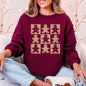 Gingerbread Men, Christmas Cute, Minimalist Sweatshirt