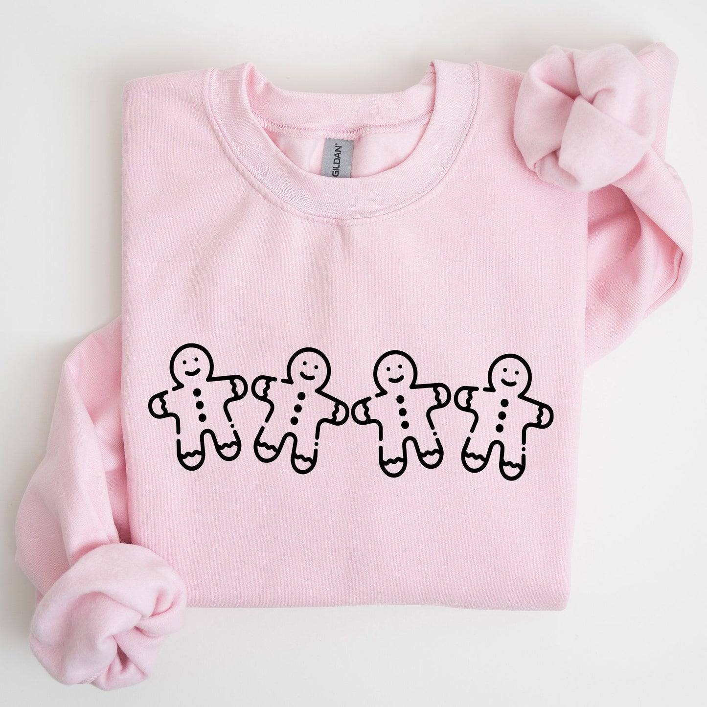 Gingerbread Men, Christmas, Cute, Classic, Traditional, Winter, Santa Sweatshirt