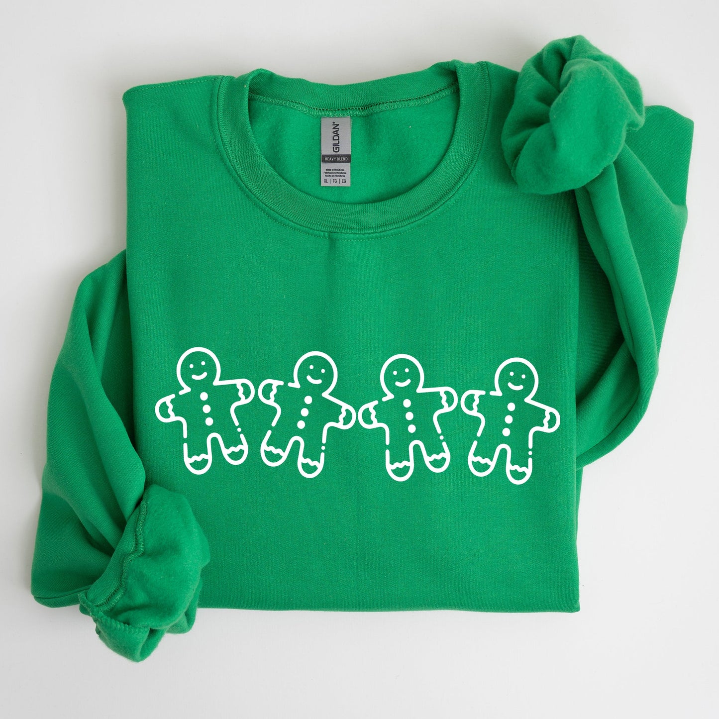 Gingerbread Men, Christmas, Cute, Classic, Traditional, Winter, Santa Sweatshirt