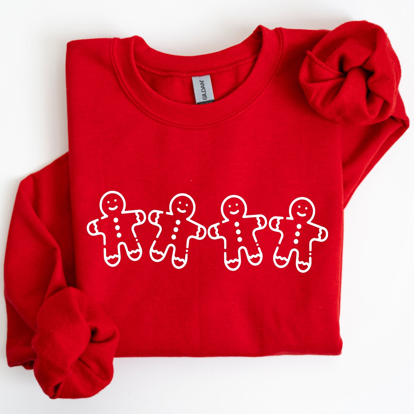Gingerbread Men, Christmas, Cute, Classic, Traditional, Winter, Santa Sweatshirt