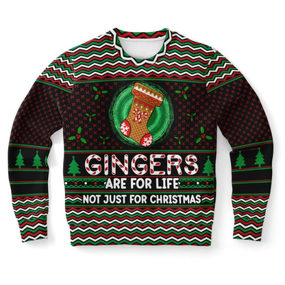 Gingers Are For Life Christmas Sweatshirt