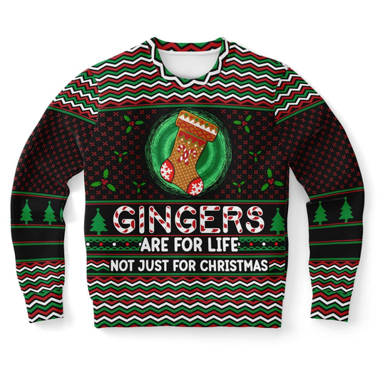 Gingers Are For Life Christmas Sweatshirt