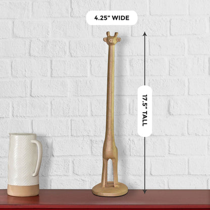 Giraffe Gold Paper Towel Holder, 17"