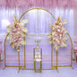 Gold Wedding Arch Decoration Backdrop 3-Piece