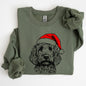 Goldendoodle, Santa, Dog, Christmas, Dog Lover, Pet Sweatshirt
