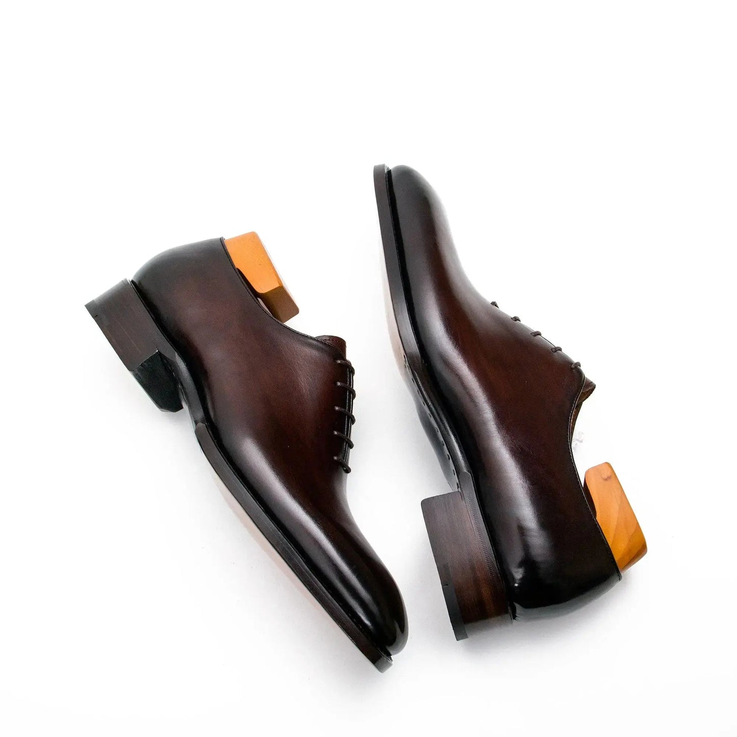 Seamless Goodyear Mens Coffee Oxford Dress Shoes