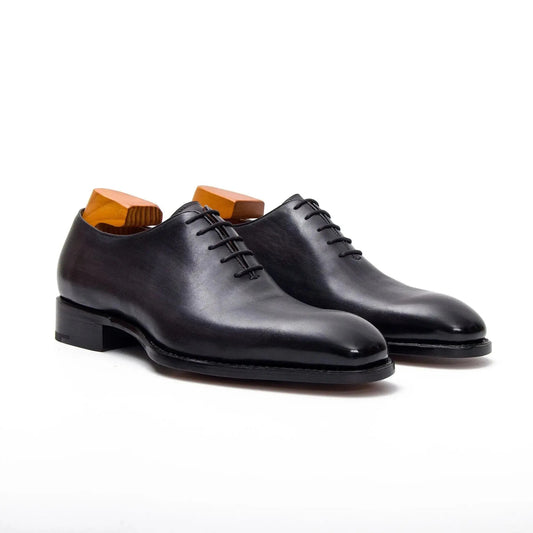 Seamless Goodyear Mens  Coffee Oxford Dress Shoes Lron Gray