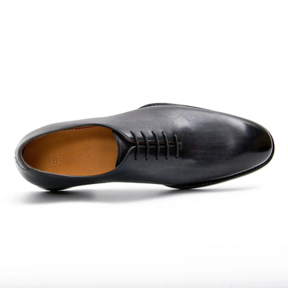 Seamless Goodyear Mens  Lron Gray Oxford Dress Shoes