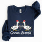 Goose Fist Bumps, Christmas, Santa, Cute, Funny, Xmas Sweatshirt