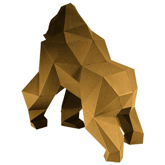 3D Gorilla Model (DIY Papercraft)