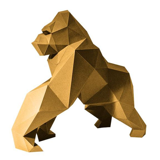 3D Gorilla Model (DIY Papercraft)