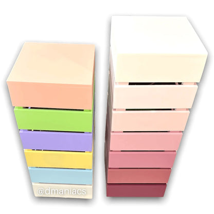Gradient Wooden Wedding Pedestals Cake Stand