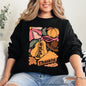 Grateful, Thankful, Blessed, Autumn, Thanksgiving, Flowers, Pumpkins, Pilgrims Sweatshirt