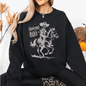 Graveyard Rodeo, Cowboy Skeleton, Halloween Sweatshirt