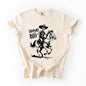 Graveyard Rodeo, Cowboy Skeleton, Halloween, Comfort Colors T-Shirt