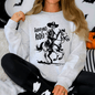 Graveyard Rodeo, Cowboy Skeleton, Halloween Sweatshirt