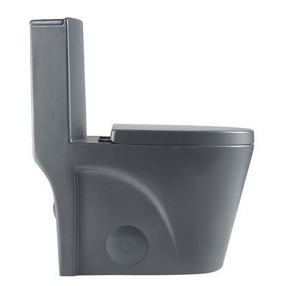 Fine Fixtures MOTB7 Dual Flush One-Piece Toilet – Glossy Biscuit | GS Design Center NJ