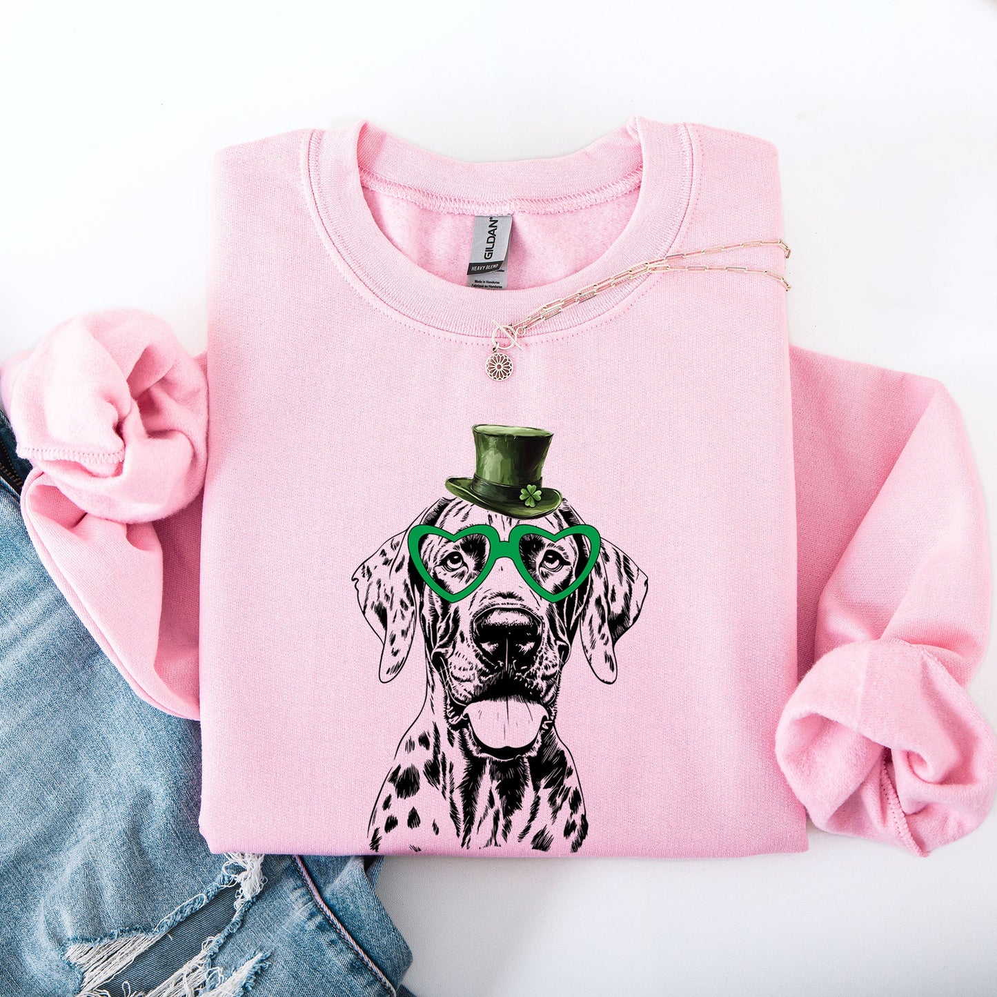 Great Dane, Adorable Dog, St Patrick's Day, Lucky, Irish Sweatshirt
