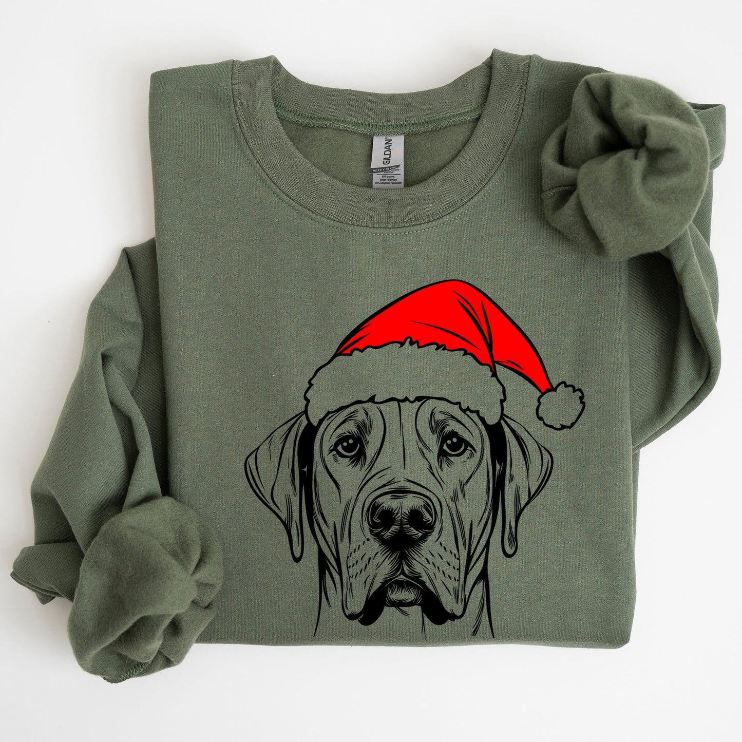 Great Dane, Santa, Dog, Christmas, Dog Lover, Pet Sweatshirt