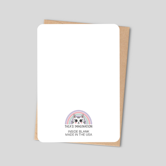 "You’re a Shining Star" Kawaii Congrats Card - Minimalist Watercolor Design