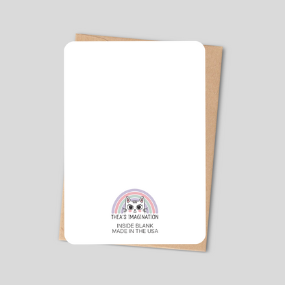 I’m Stuck on You – Cute Kawaii Cactus Valentines Greeting Card