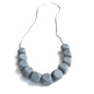 Baby Teething Necklace – Silicone Nursing Necklace for Moms – Available in Grey or Black