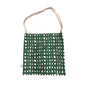 Fair Trade Crossbody Tote (Grid)