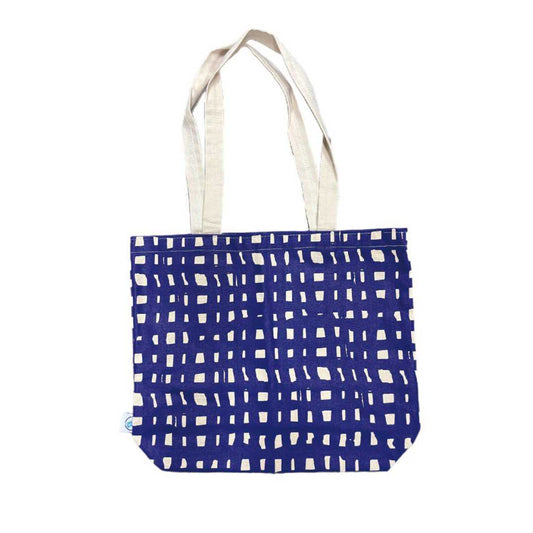 Fair Trade Market Tote (Grid)