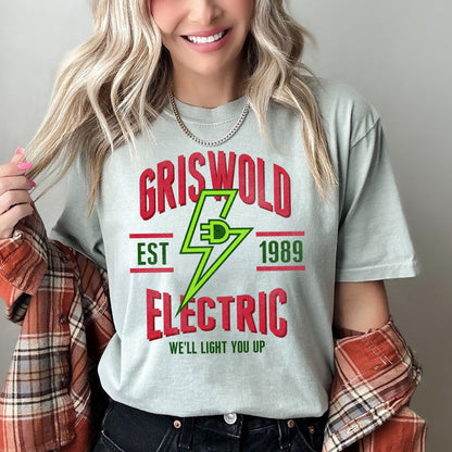 Griswold Electric Company, Classic Movie, Funny, Christmas Lights, Comfort Colors,Tshirt