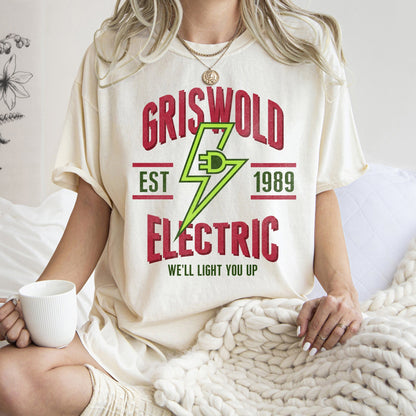 Griswold Electric Company, Classic Movie, Funny, Christmas Lights, Comfort Colors,Tshirt