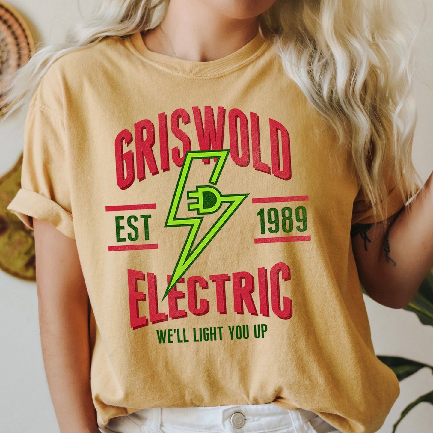 Griswold Electric Company, Classic Movie, Funny, Christmas Lights, Comfort Colors,Tshirt