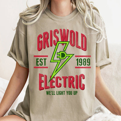 Griswold Electric Company, Classic Movie, Funny, Christmas Lights, Comfort Colors,Tshirt