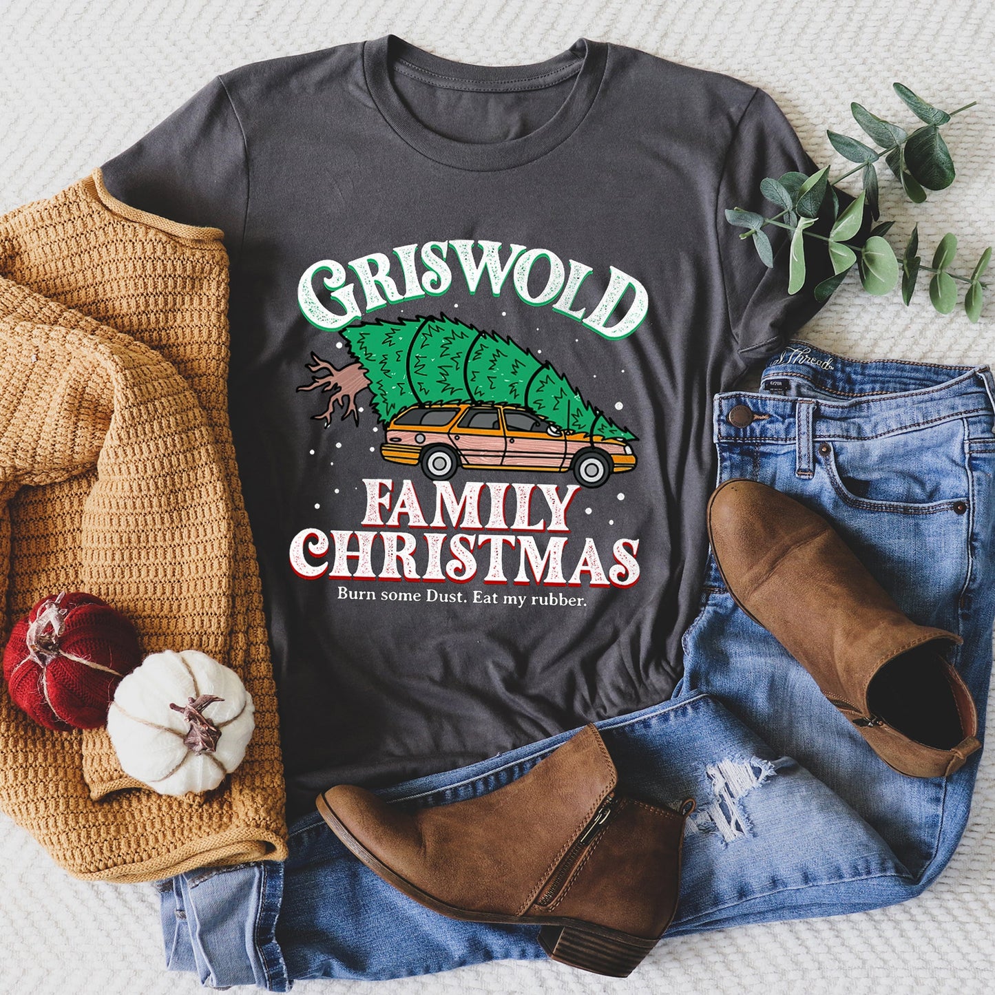 Griswold Family Christmas Tree, Vacation, Retro, Classic, Movie Super Soft Tshirt