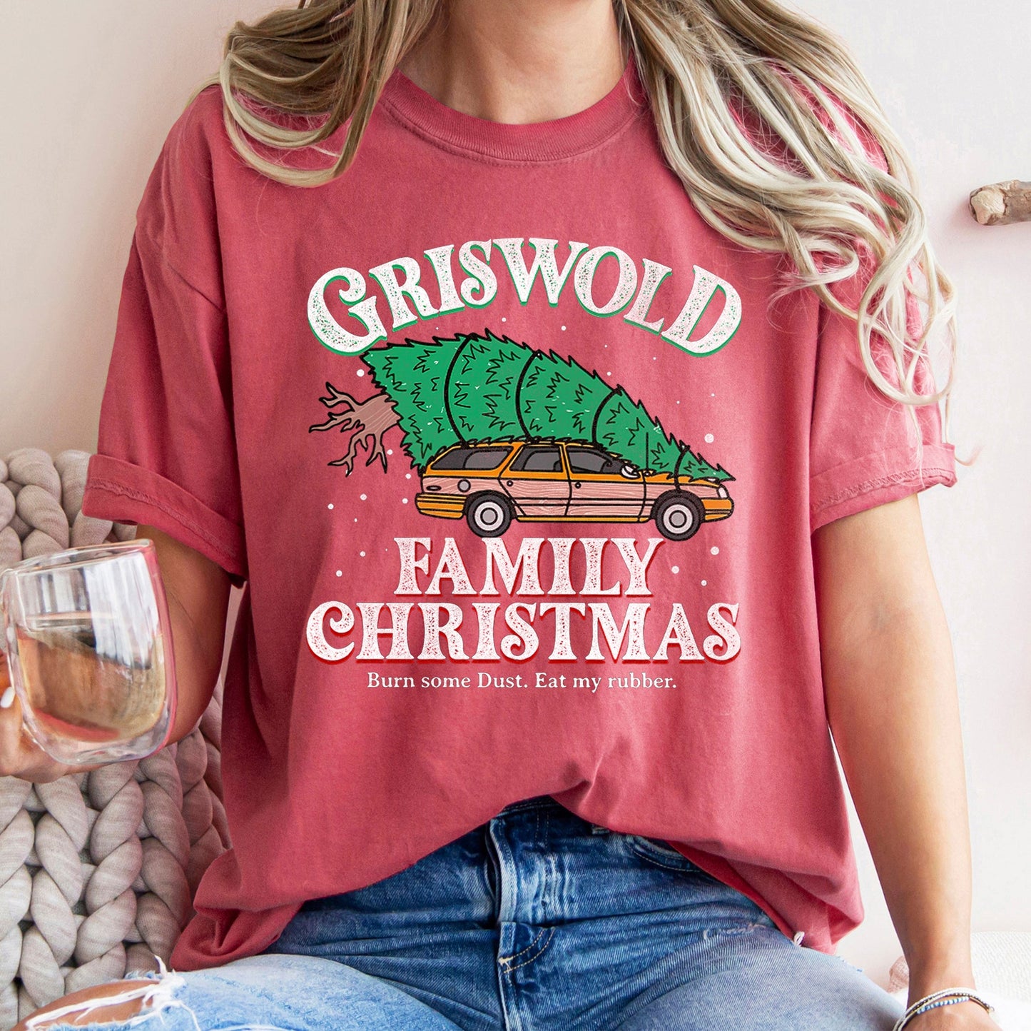 Griswold Family Christmas Tree, Vacation, Retro, Classic, Movie, Comfort Colors, Tshirt