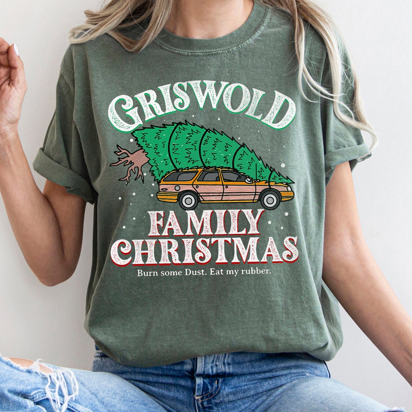 Griswold Family Christmas Tree, Vacation, Retro, Classic, Movie, Comfort Colors, Tshirt