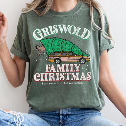 Griswold Family Christmas Tree, Vacation, Retro, Classic, Movie, Comfort Colors, Tshirt