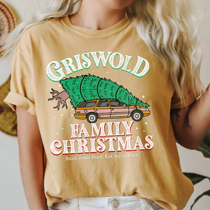 Griswold Family Christmas Tree, Vacation, Retro, Classic, Movie, Comfort Colors, Tshirt