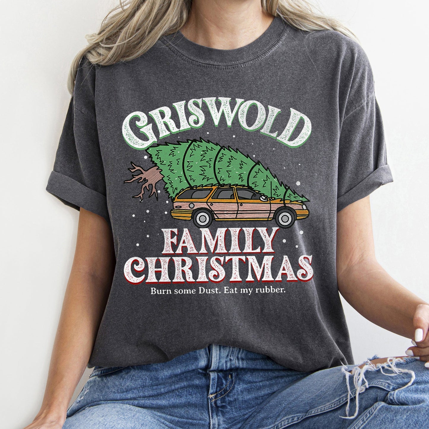 Griswold Family Christmas Tree, Vacation, Retro, Classic, Movie, Comfort Colors, Tshirt