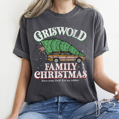 Griswold Family Christmas Tree, Vacation, Retro, Classic, Movie, Comfort Colors, Tshirt