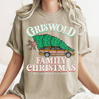 Griswold Family Christmas Tree, Vacation, Retro, Classic, Movie, Comfort Colors, Tshirt